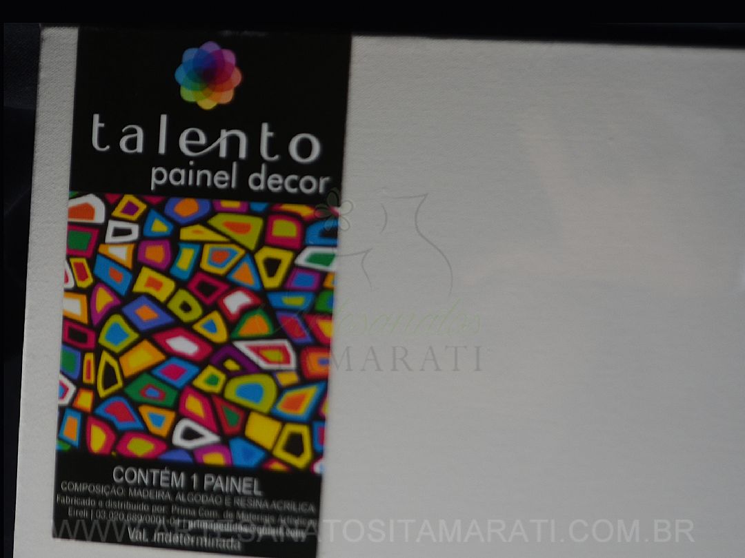 Detalhes do produto Tela Painel Talento 50 x 50 cm